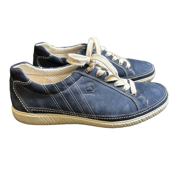 Gabor Shoes - GABOR Amulet Women's Wide Fit Sneakers in Blue Size 9